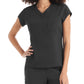Women's One-Pocket V-Neck Top - WT128 - Pewter