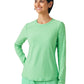 Women's Shirttail Hemline Underscrub Tee - WT311 - Heather Mint Julep