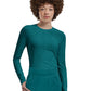 Women's Shirttail Hemline Underscrub Tee - WT311 - Heather Caribbean