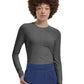 Women's Shirttail Hemline Underscrub Tee - WT311 - Heather Grey